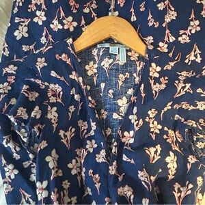 Draper James wrap dress in blue